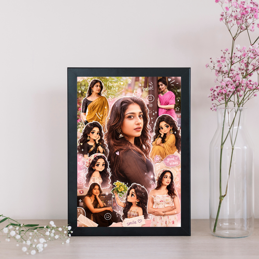Aesthetic Portrait Birthday Frame