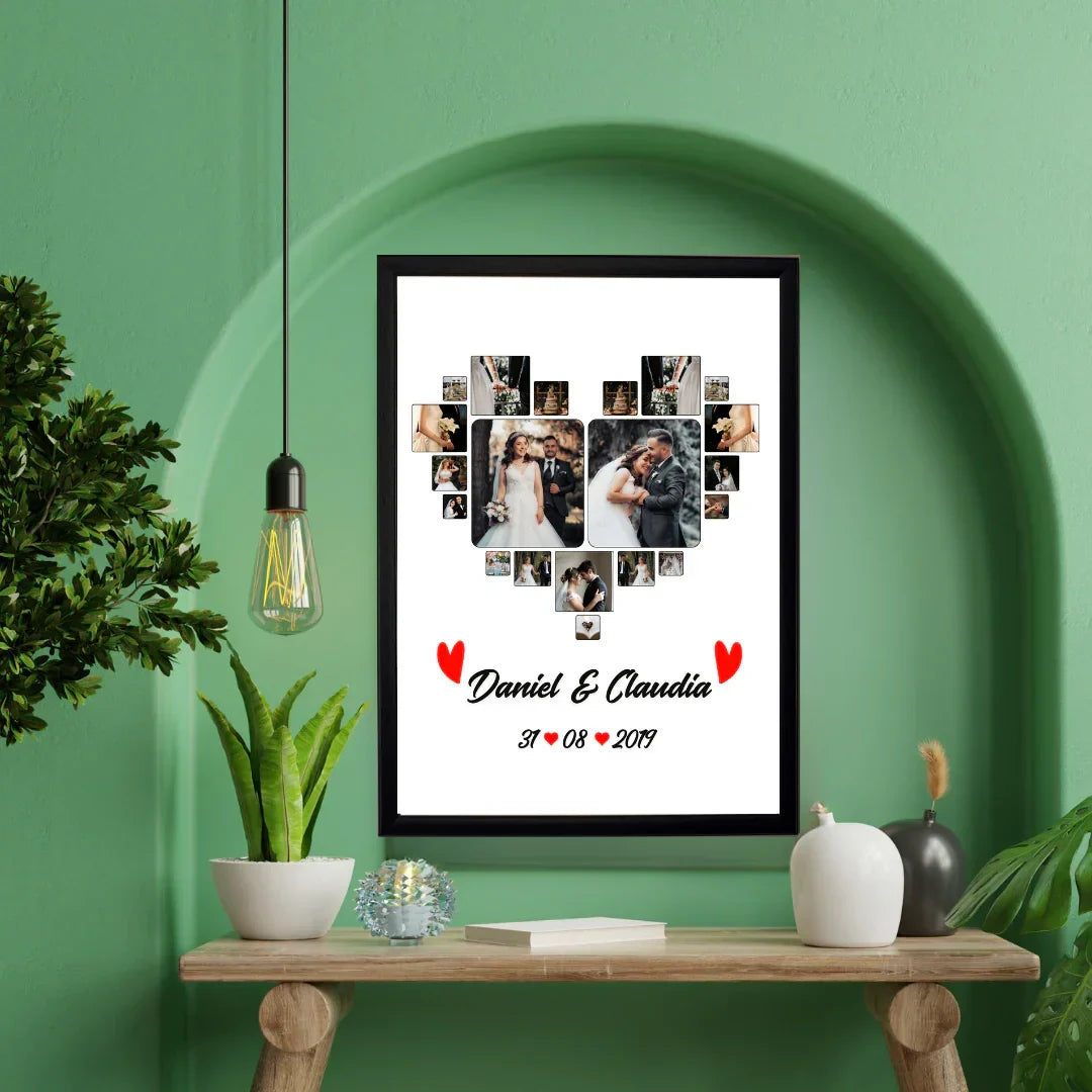 Beautiful Love Anniversary Photo Frame