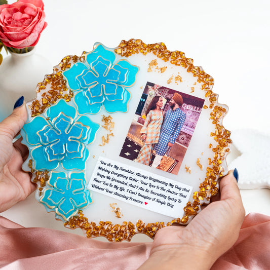 Grand Bloom Customized Resin Artwork