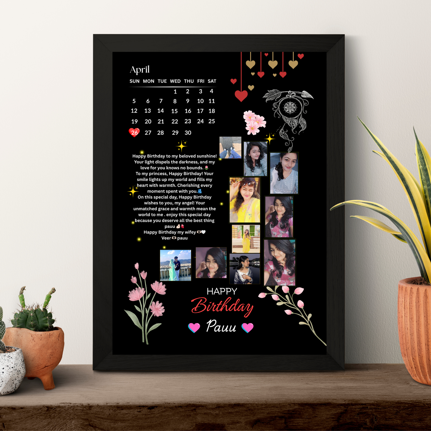 Birthday Photo Frame 05