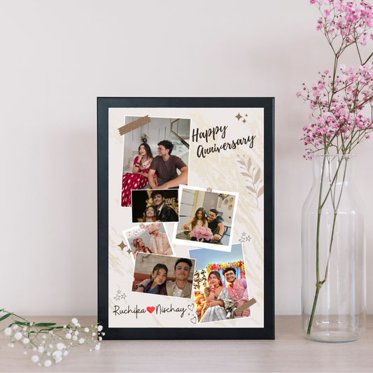 Couple Scrapbook Anniversary Frame