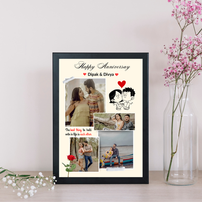 Happy Anniversary/Wedding/Valentine's Custom Photo Frame