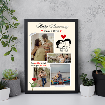 Happy Anniversary/Wedding/Valentine's Custom Photo Frame