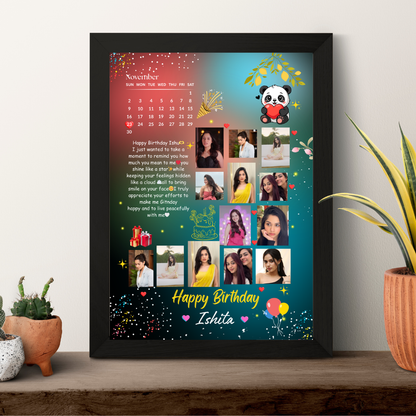 Birthday Keepsake Photo Frame