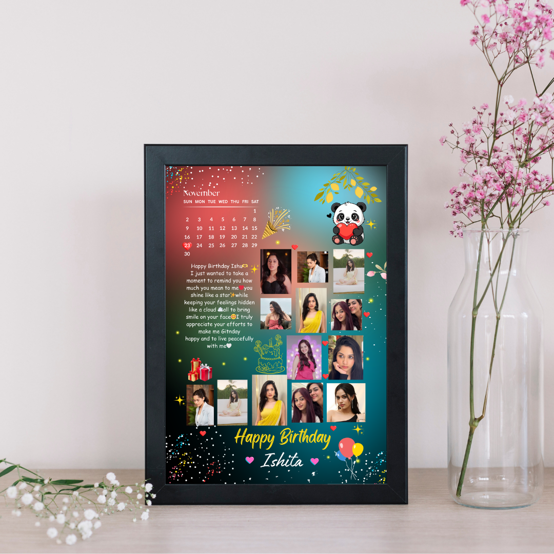 Birthday Keepsake Photo Frame