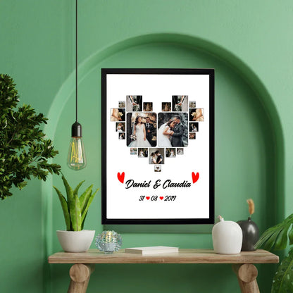 Beautiful Love Anniversary Photo Frame