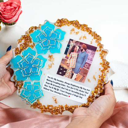 Grand Bloom Customized Resin Artwork