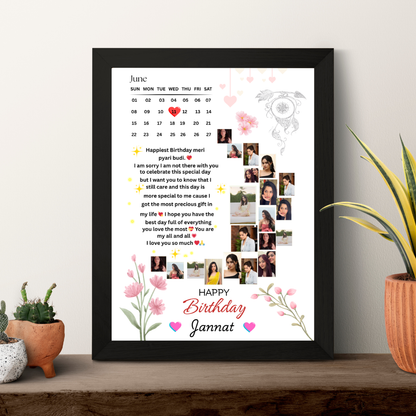 Birthday Photo Frame 06